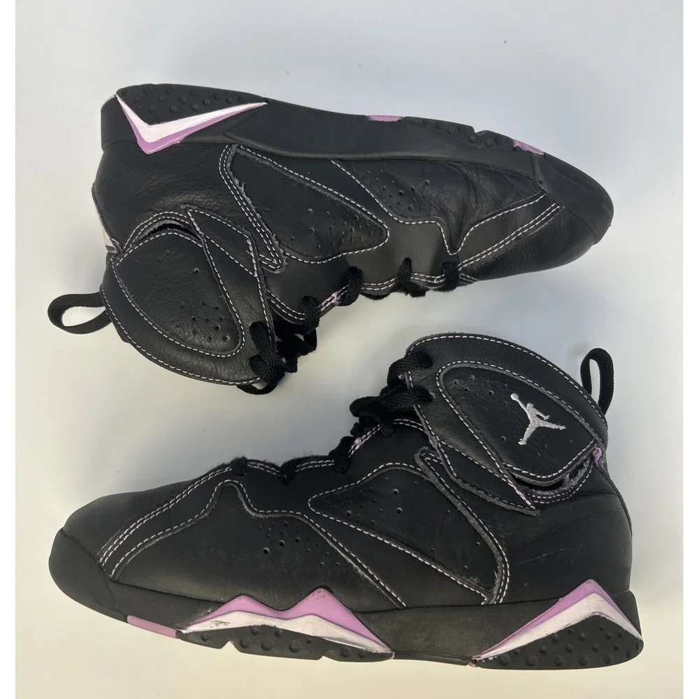 Nike Air Jordan 7 Retro PS Barely Grape Black Fuchsia DV2257-055 Size 3Y Kids